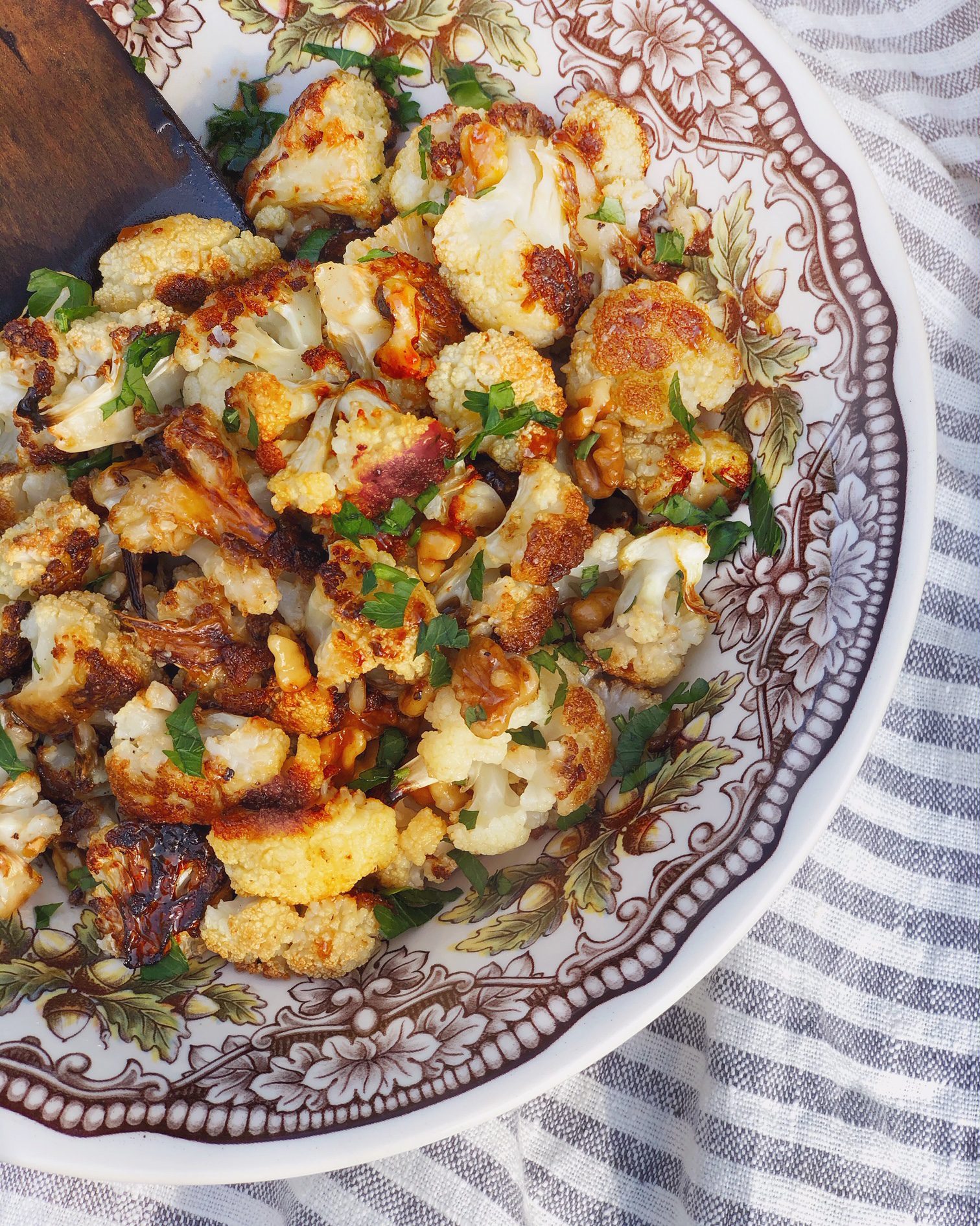 Bourbon Brown Butter Roasted Cauliflower