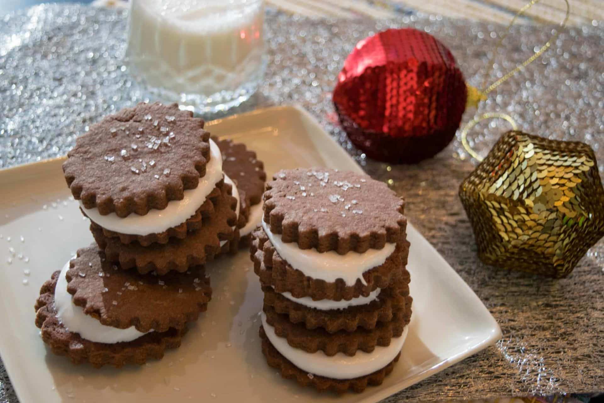 The Night Before Christmas Cookie Sandwich!